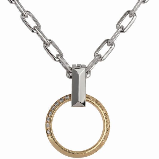 【オーダー】リング用ペンダント(リングホルダー)|Tetra