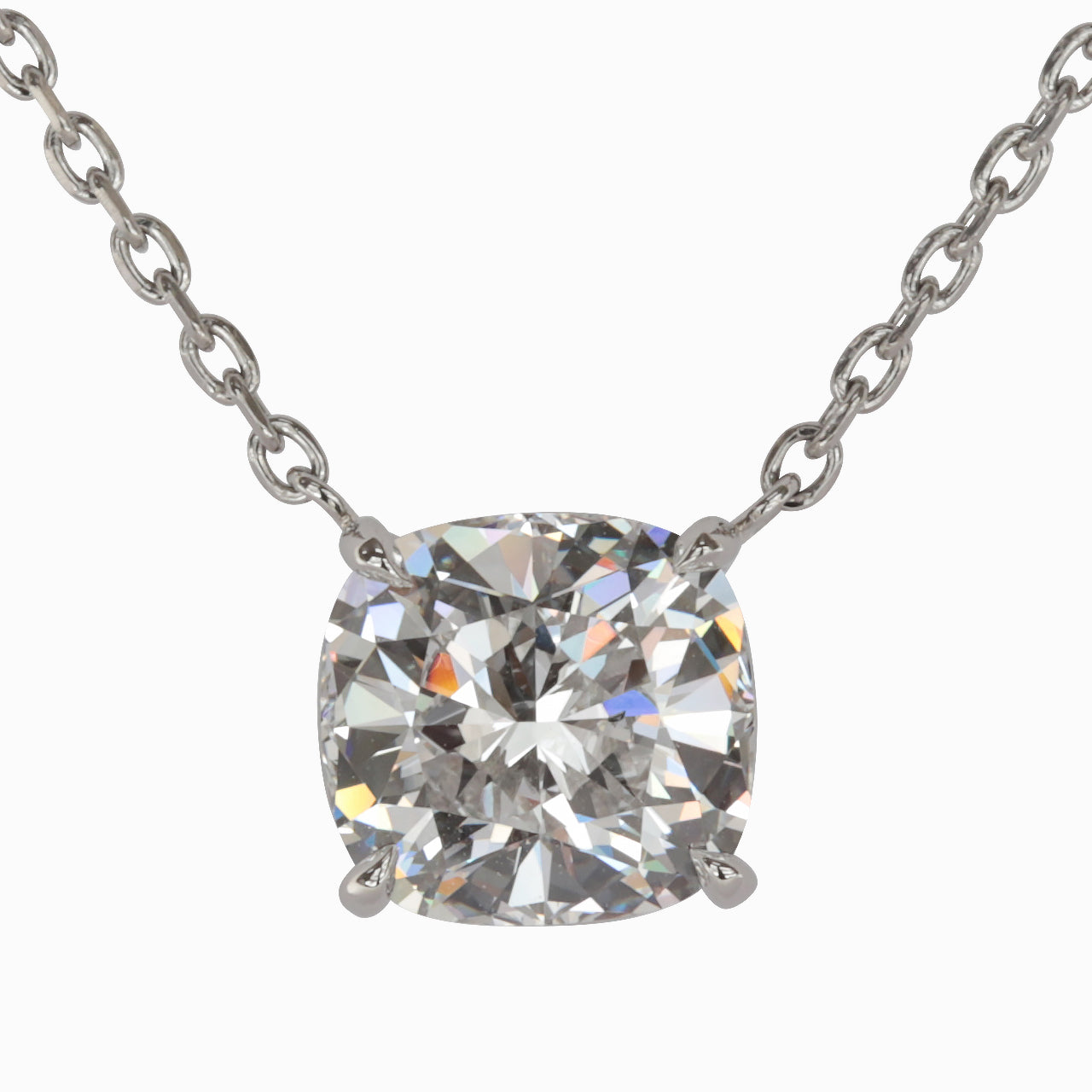 【オーダー】2ct ・クッションカット・ネックレス｜Basis 4Points