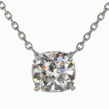 【オーダー】2ct ・クッションカット・ネックレス｜Basis 4Points