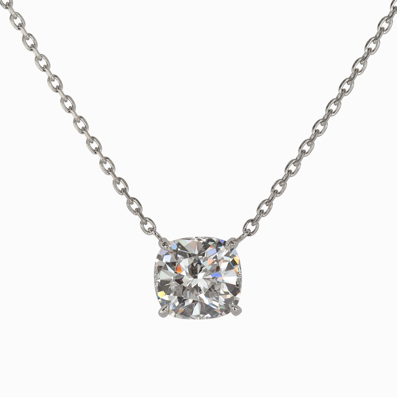 【オーダー】2ct ・クッションカット・ネックレス｜Basis 4Points