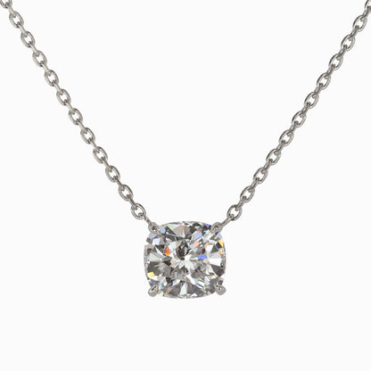 【オーダー】2ct ・クッションカット・ネックレス｜Basis 4Points