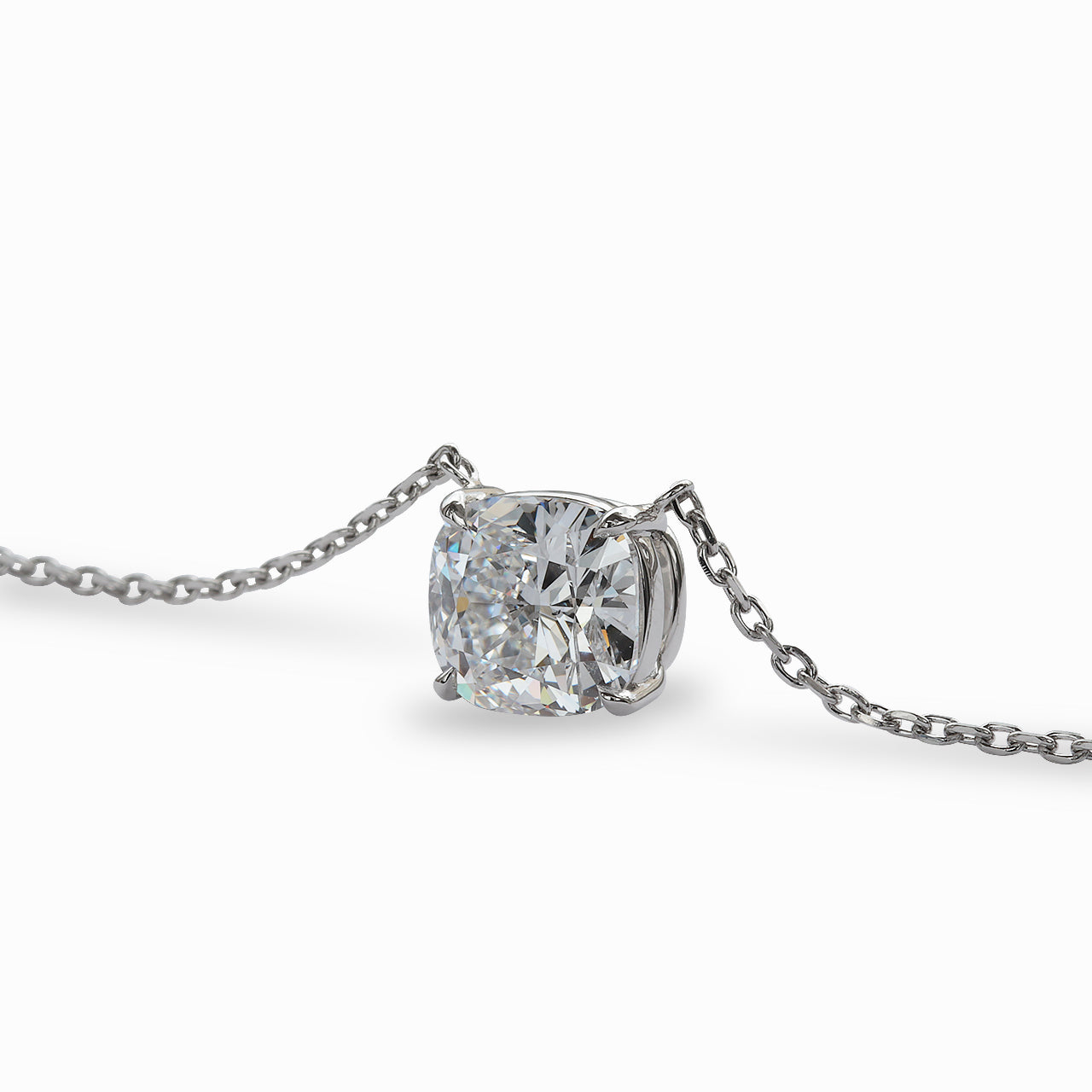 【オーダー】2ct ・クッションカット・ネックレス｜Basis 4Points