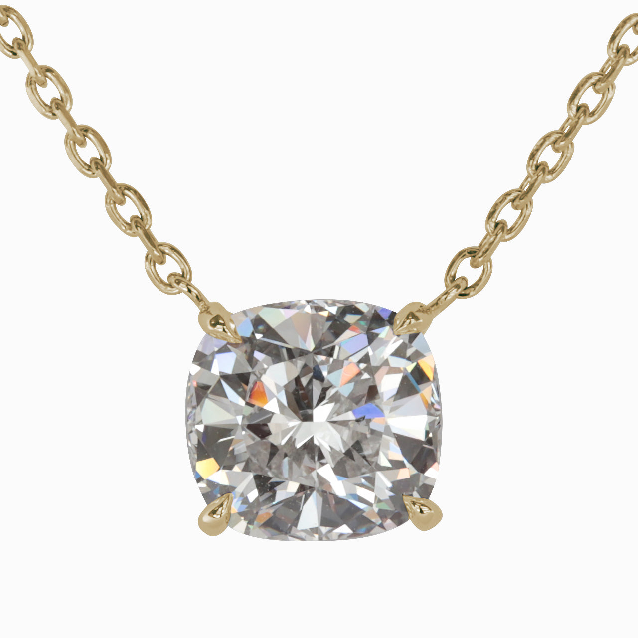 【オーダー】2ct ・クッションカット・ネックレス｜Basis 4Points