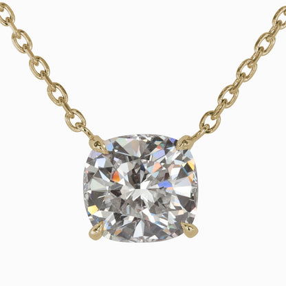 【オーダー】2ct ・クッションカット・ネックレス｜Basis 4Points