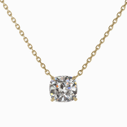 【オーダー】2ct ・クッションカット・ネックレス｜Basis 4Points