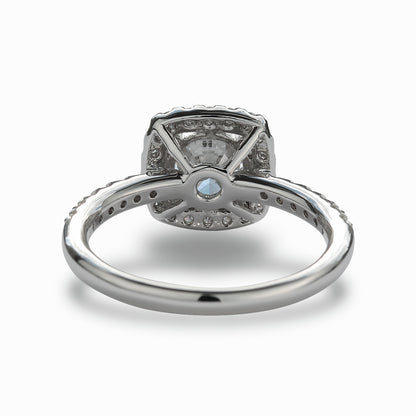 【オーダー】1ct ・ラウンドカット・リング｜Square Halo