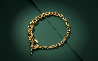 【オーダー】0.3ct・ ラウンドカット・ブレスレット｜Pivot / Oval Gradation