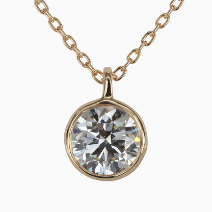 【オーダー】1ct ・ラウンドカット・ネックレス｜Circle Lumière