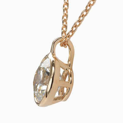 【オーダー】1ct ・ラウンドカット・ネックレス｜Circle Lumière