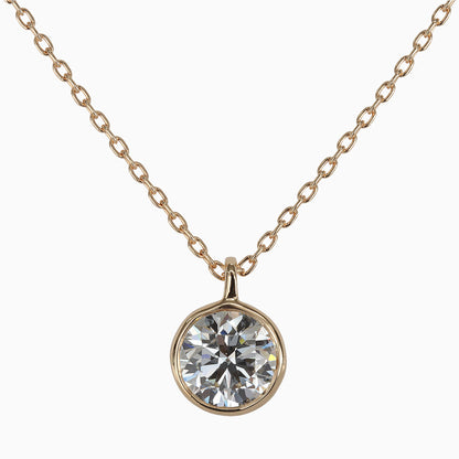 【オーダー】1ct ・ラウンドカット・ネックレス｜Circle Lumière