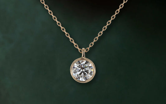 【オーダー】1ct ・ラウンドカット・ネックレス｜Circle Lumière