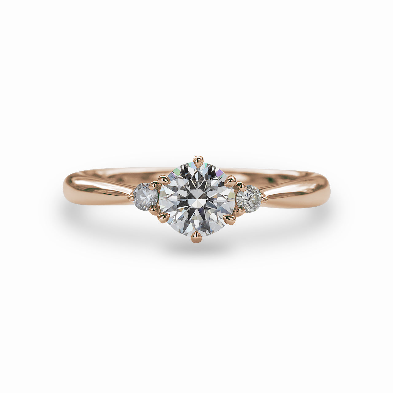 【オーダー】0.5ct ・ラウンドカット・リング｜Tri Lumière