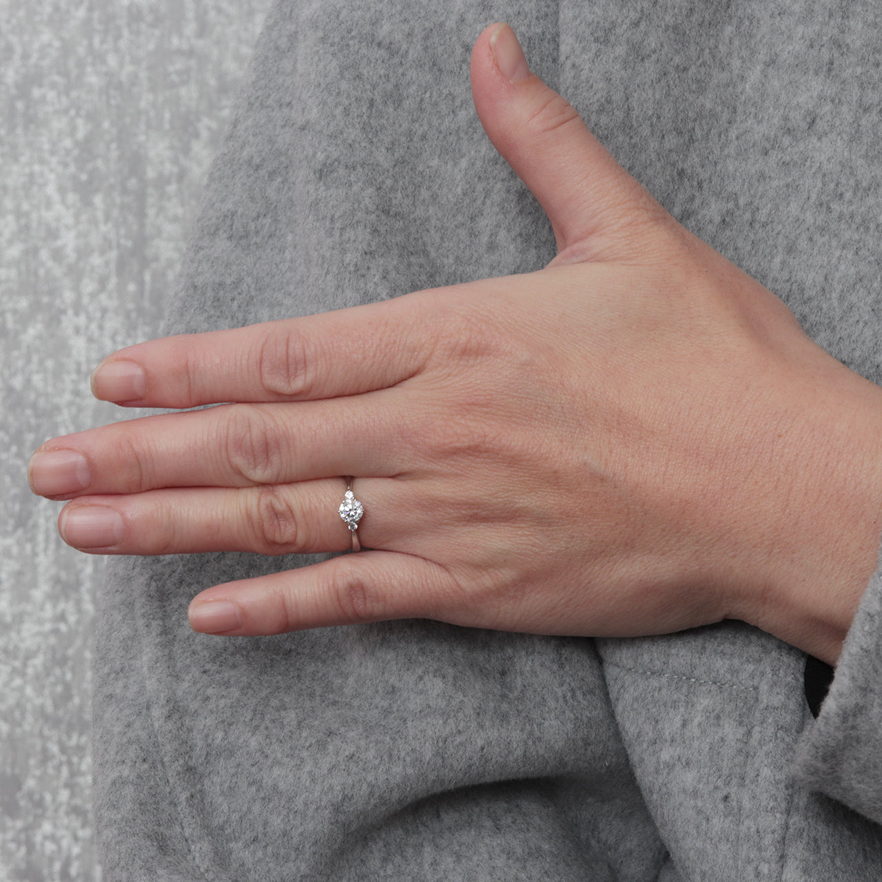 【オーダー】0.5ct ・ラウンドカット・リング｜Tri Lumière