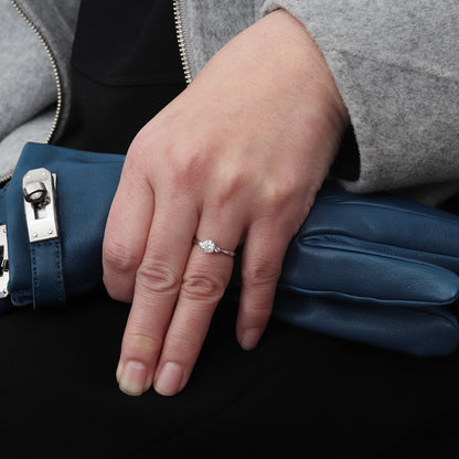 【オーダー】0.5ct ・ラウンドカット・リング｜Tri Lumière