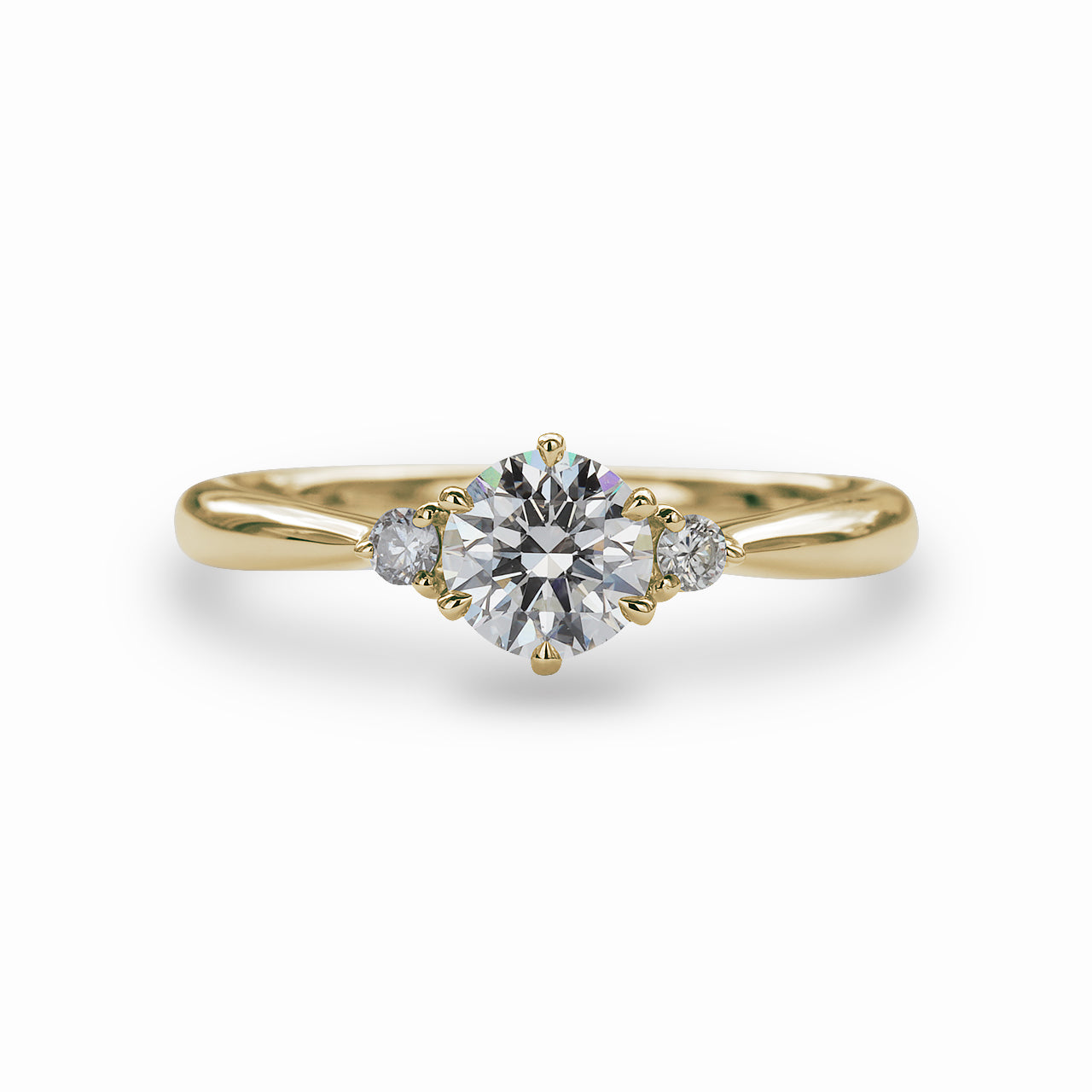 【オーダー】0.5ct ・ラウンドカット・リング｜Tri Lumière