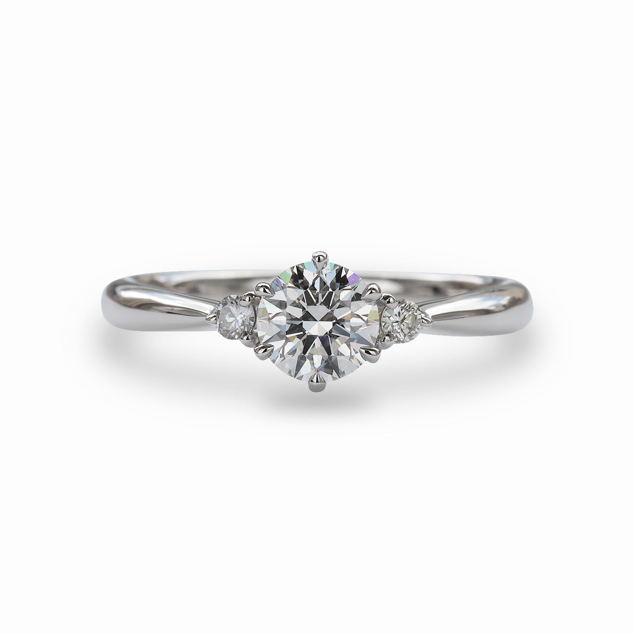 【オーダー】0.5ct ・ラウンドカット・リング｜Tri Lumière