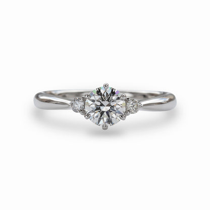 【オーダー】0.5ct ・ラウンドカット・リング｜Tri Lumière