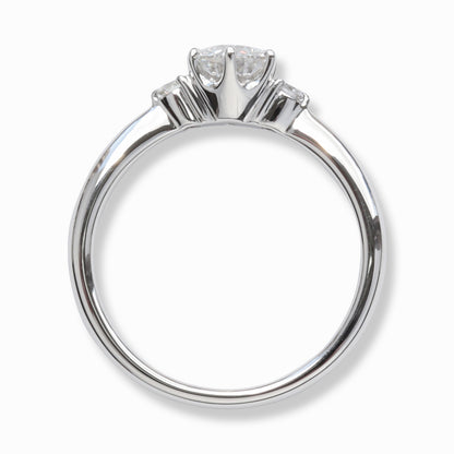 【オーダー】0.5ct ・ラウンドカット・リング｜Tri Lumière