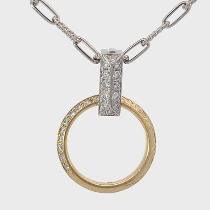 【オーダー】リング用ペンダント（リングホルダー）｜Tetra Diamond